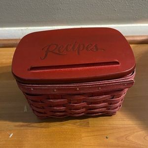Longaberger Recipe Basket
